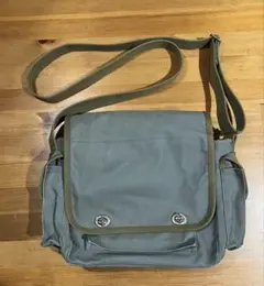 一澤帆布　ショルダーバッグ　青ねず色×オリーブのサムネイル