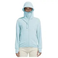 ラッシュガード レディース UVカット UPF50+ Lサイズ ライトブルー