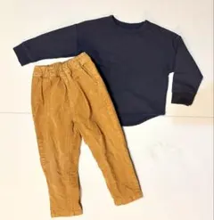 MARKEY'S コーデュロイパンツ、長袖カットソー　セット