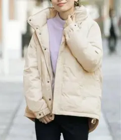 アーバンリサーチサニーレーベル オーバーサイズグリーンダウンジャケット