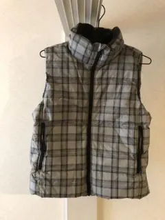 GAP チェックダウンジャケット