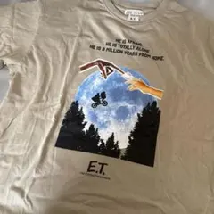 【美品】CUBE SUGAR × E.T. コラボ 半袖Tシャツ M ベージュ