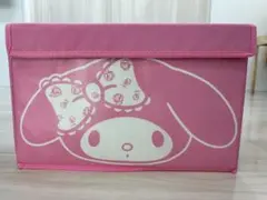 マイメロディ 折りたたみ 収納ボックス フタ付き サンリオ ローズ柄 ピンク
