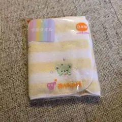 【新品未開封】赤ちゃんの城　ハンカチ　今治タオル　日本製　くま　黄色　綿100%のサムネイル