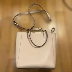 ベージュ〜ピンク トートバッグ ショルダーバッグ　coach