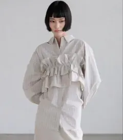新品 フーディシャツ長袖チュニック LEPSIM レプシィム バブシャツ
