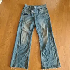 週末限定価格♪♪SLY ダブル ベルト ワイド フレアパンツ