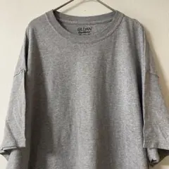 90sGILDANヴィンテージ3LグレーtシャツUSA直輸入一点物メンズ古着服