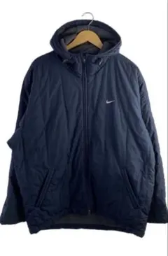 Nike フード付きナイロンジャケット XL ネイビー
