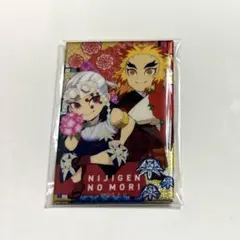 煉獄杏寿郎 宇髄天元 鬼滅の刃 ニジゲンノモリ 缶バッジ 長方形ネオン缶バッジ