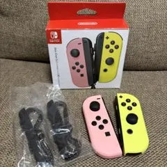 【純正品】ジョイコン Joy-Con パステルピンク/パステルイエロー