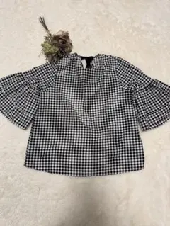 ギンガムチェック 半袖シャツ