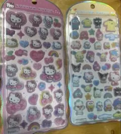 コットンパフィシール　サンリオキャラクターズ　ハローキティ