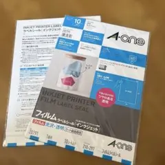 タイムセール！A-one フィルムラベルシール 2セット