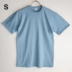 ま*°様 【希少】Tシャツ S (Mサイズ相当) サックス 無地 日本製のサムネイル