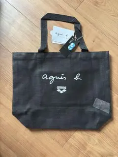 アニエスベー×arena コラボ メッシュトートバッグ 新品タグ付き未使用品