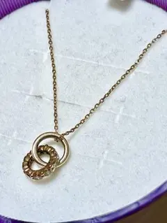 ４℃　ダブルループネックレス