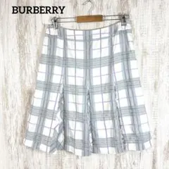 バーバリーロンドン メガチェック タック フレアスカート 大きいサイズ