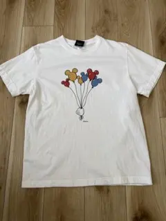 Disney ディズニー ミッキーマウス 風船 Tシャツ 【Mサイズ】