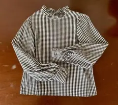 トゥモローランド　ギンガムチェックブラウス