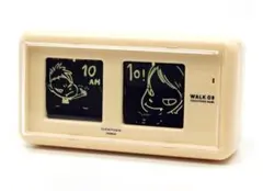 奈良美智パタパタ時計　WALK ON 奈良美智 パタパタクロック [WALK ON(ホワイト)]｜ラムフロム - アート