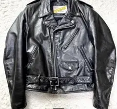 入手困難/ヴィンテージ✨ショット ダブルライダース レザージャケット 118
