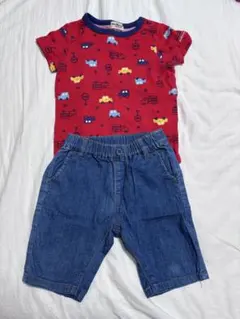 ホットビスケッツ　90cm Tシャツ　半ズボン　セット