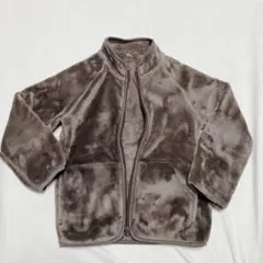 無印良品　良品計画　キッズ　フリースジャケット　120 モカベージュ ブラウン