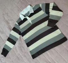 ラガーシャツ ユニクロ　110　綿100%