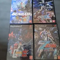 15 PS2 ガンダム ゲームソフト 4本セット