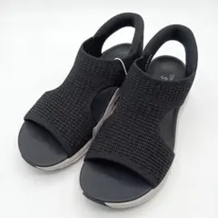 【未使用級/タグ付】スケッチャーズ スリップインズ サンダル 25.0cm 黒のサムネイル