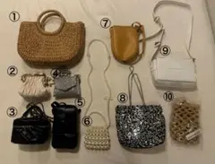 【豪華11点】バッグまとめ売り GRL・韓国セレクトショップ・SHEIN