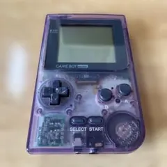 【動作確認済】任天堂 ゲームボーイポケット 本体 クリアパープル MGB-001