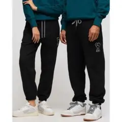 AMI×PUMA コラボ 黒ジョガーパンツ 新品未使用US M
