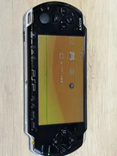PSP3000 ブラック(ジャンク) ケーブル・ケース付