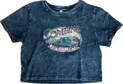 COMBINE LABOR&GLORIOUS クロップドTシャツ ヴィンテージ風