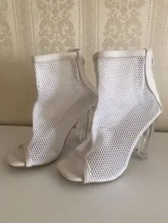 【sale】未使用☆メッシュクリアヒールのサムネイル