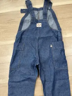 美品　MARKEY'S ビッグポケットデニムオーバーオール　130