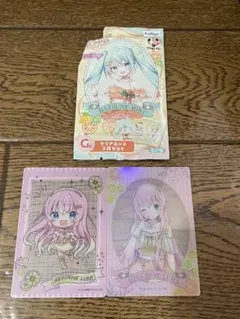 フリューくじ 初音ミク シトラス クリアカード　 巡音ルカ