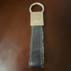 ★Audi キーホルダー ブラック レザー