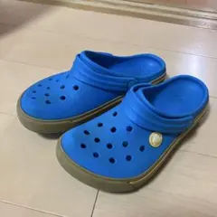 Crocs ブルー サンダル サイズ12