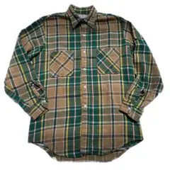 Vintage BIG MACヘビーネルシャツ　70's