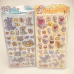 正規品 トム＆ジェリー うるちゅるポップシール 2種セット