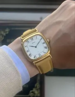 SEIKO tank シャリオ 2220 スクエア ゴールド 手巻 稼働品のサムネイル