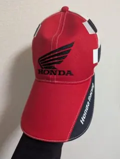 未使用 Honda Racing キャップ レッド/ホワイトのサムネイル
