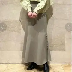 スナイデル/サイドスリットマーメイドスカート/SWFS221147