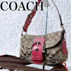 y2k COACH Soho Pink Signature Bag