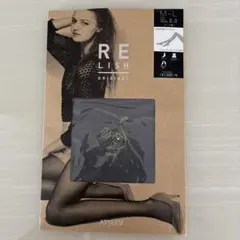 【新品・未使用】ATSUGI 花柄刺繍 ストッキング M-Lサイズ