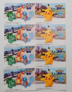 ポケモンgo 非売品　ステッカー　wcs 2023 横浜 御三家、ピカチュウ