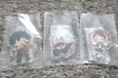 僕のヒーローアカデミア　アクリルチャーム３点